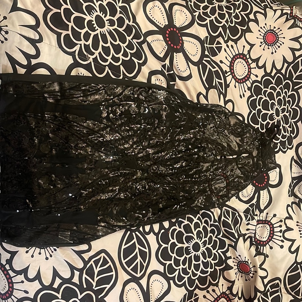 Black Sheer CockTail Dress🖤. Size is an XL.